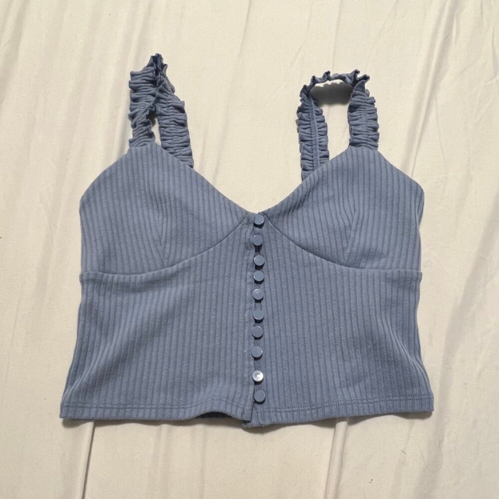 Blue tank top